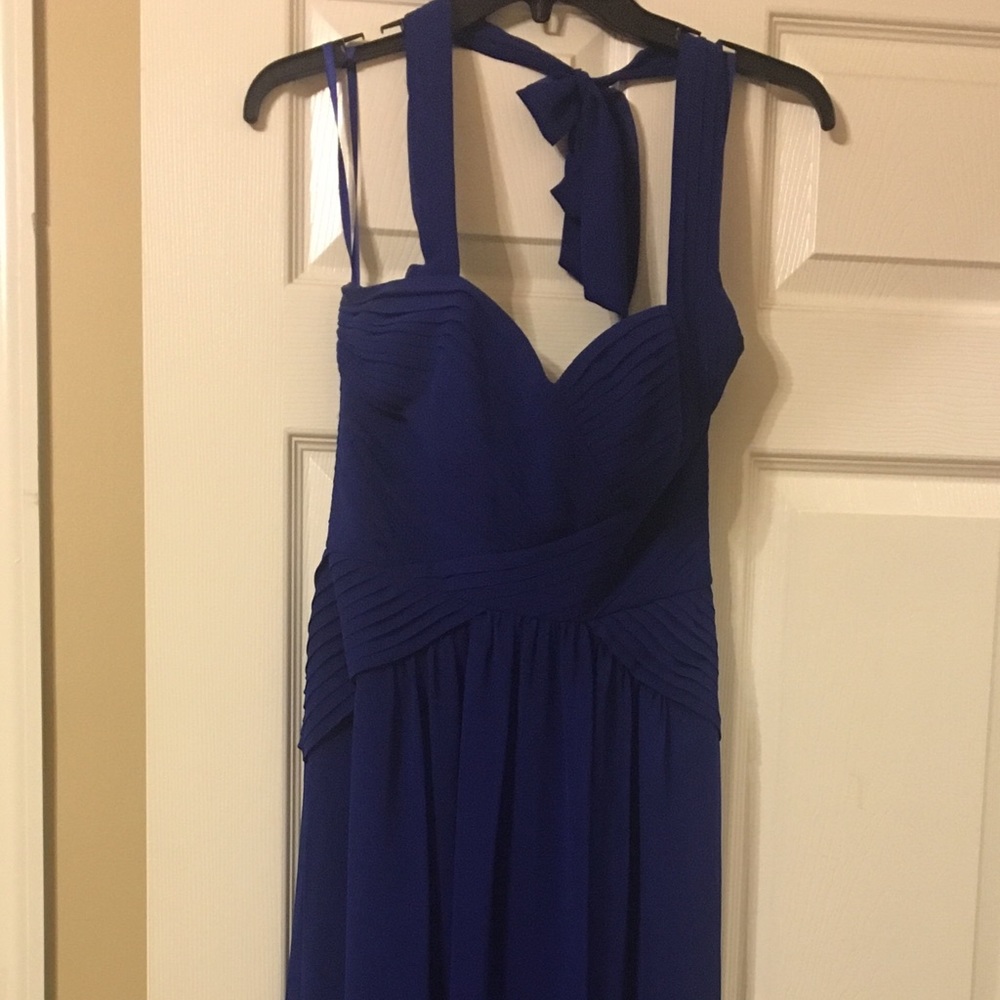 Royal blue formal gown